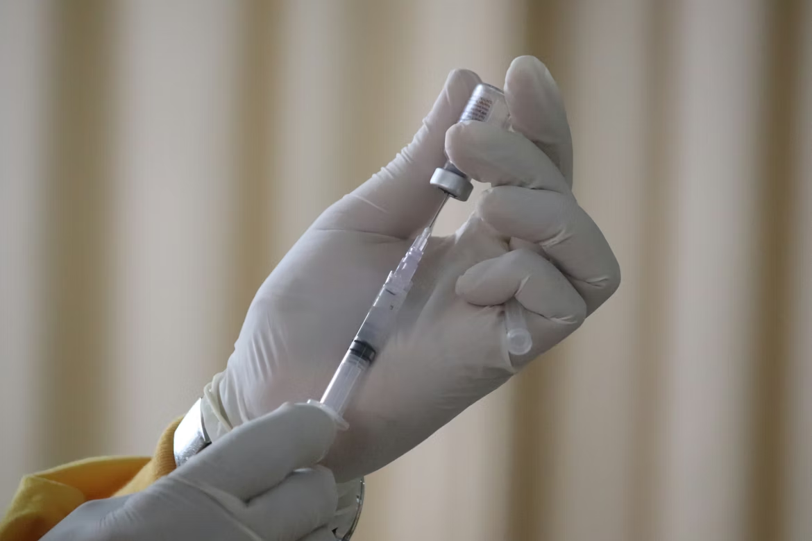 medication in a syringe
